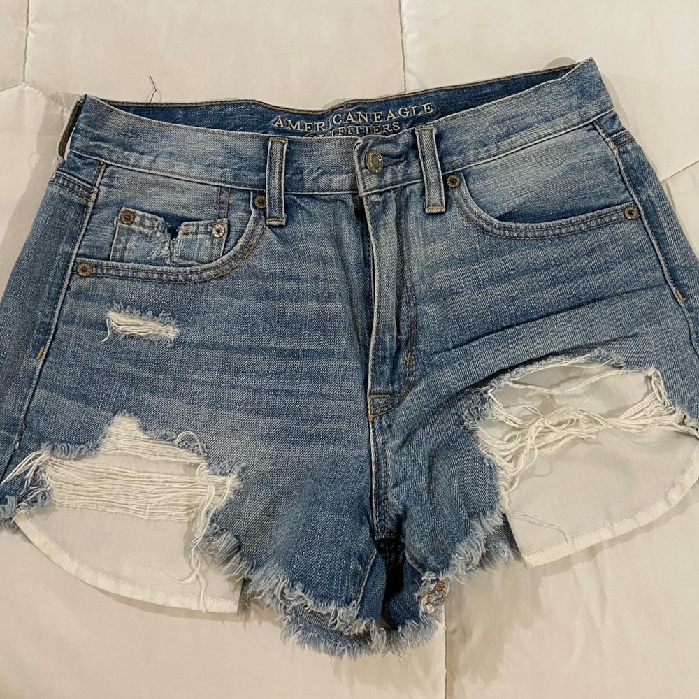 Vintage Hi-Rise Festival Denim Shorts